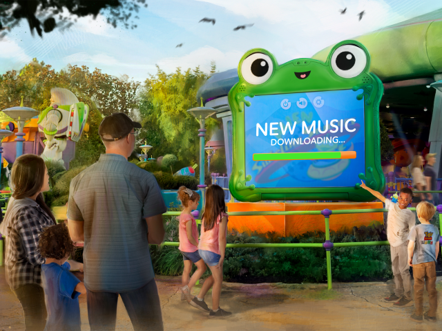 Lilypad en Alien Swirling Saucers, Toy Story Land