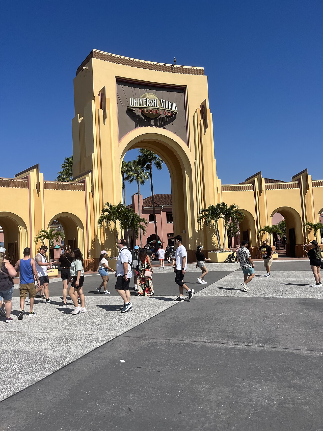 Entrada de Universal Studios Florida, uno de los parques del complejo Universal
