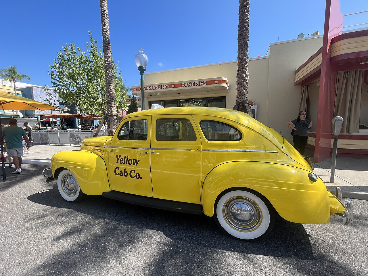 Taxi amarillo en Universal Studios Florida